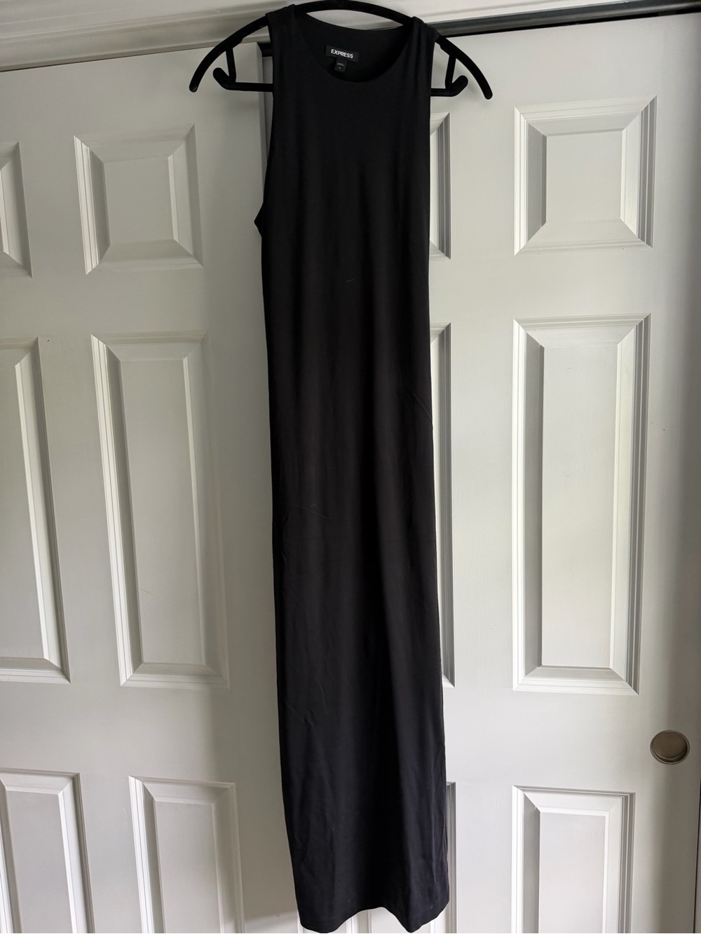 Express Black Sleeveless Maxi Dress
